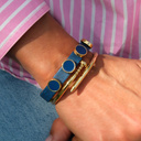 Positive stud. Cuff bracelet