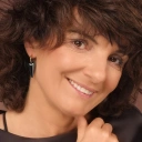 Engraved in my memory. Small hoops with blue crystals