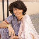 Graceful. Delicate ring with marbles