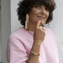 Nostalgic. Cuff bracelet with crystals