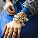 Featherweights. Leather bracelet