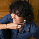 New rules. Delicate bracelet with crystals