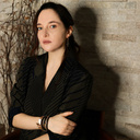 Face of an angel. Chain bracelet with a white heart