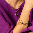 THE NATURE OF THE BEES. Short pendant with a bee