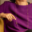 Dragonfly in the sun. Long necklace