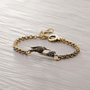 SUCH BEAUTIFUL LIFE. Bracelet with a humming-bird