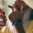 Father and Son. Bracelet with a shackle