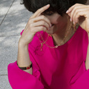 Super positive!. Long necklace