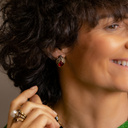 Ladybug. Small earrings