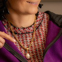 The pearl of happiness. Chain necklace with a pearl