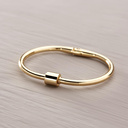 Have we met?. Golden cuff bracelet