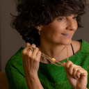 BEE HAPPY. Adjustable ring in Vintage Gold