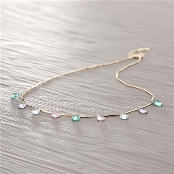 CHARMING. Necklace with colorful zirconias