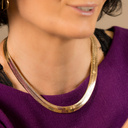 DOWNTOWN LA. Snake chain necklace