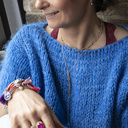 Hot and cold. Under-the-ear earrings