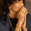 Gracias, mamá. Bracelet with a LOVE coin