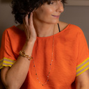 LIKE CANDY. Long necklace with colorful crystals