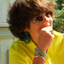 OCTAGON IN GOLD. Cuff bracelet