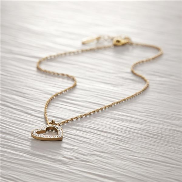 BE MY BABY. Heart necklace