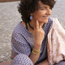 Graceful. Delicate ring with marbles