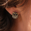 The Owl's Wisdom. Small earrings