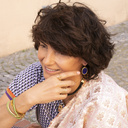 Graceful. Delicate ring with marbles