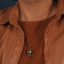 TO DIE FOR. Necklace with a humming-bird