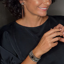 My prerogative. Bead bracelet in grey