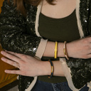 LITTLE DELIGHTS. Long drop earrings