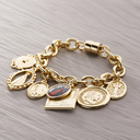 Chink chink. Bracelet with pendants