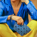 I RECOMMEND MINIMALISM. Dark grey leather bracelet