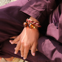 SCENT OF LAVENDER. Cuff bracelet