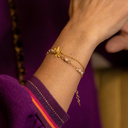Bracelet on a string. With a dragonfly...