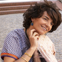 Graceful. Delicate ring with marbles